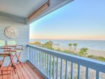 Enjoy the beautiful views of the Savannah River entrance and Atlantic Ocean from your private balcony